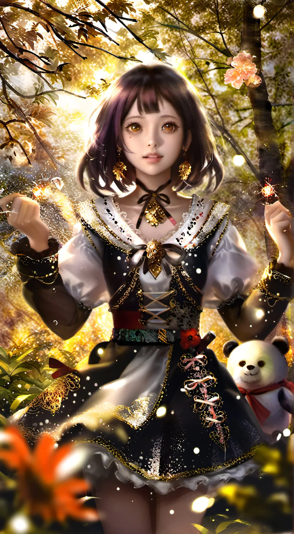 ai character: Toga and Ochako  background