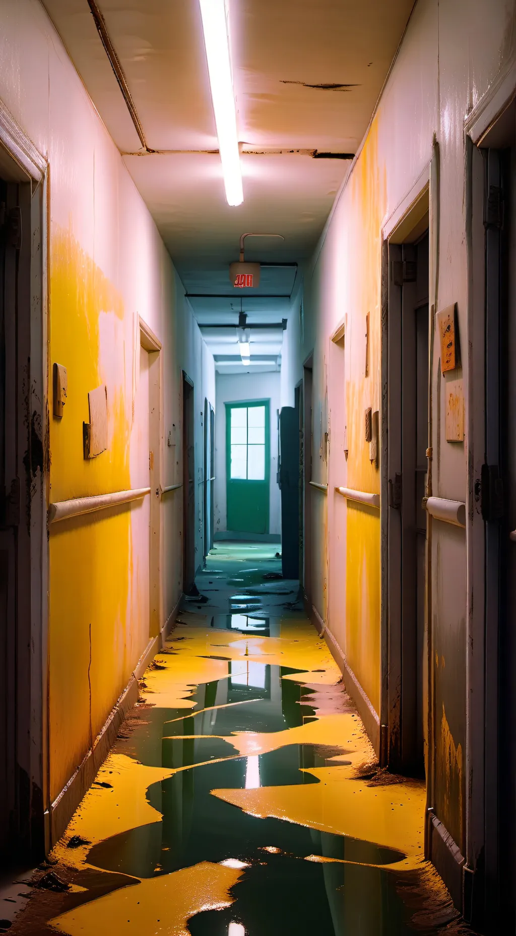 ai character: Backrooms background