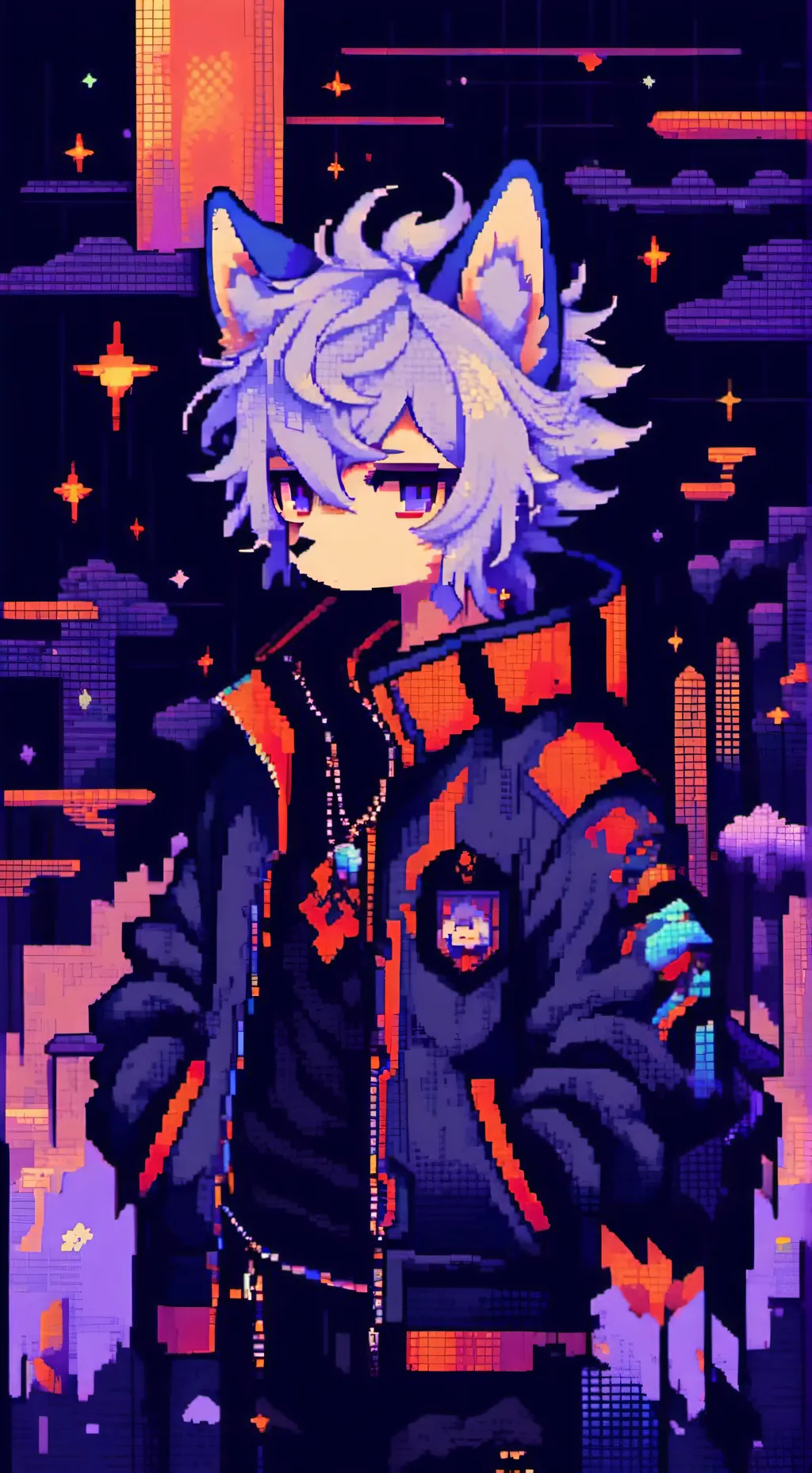 ai character: Furry boy background