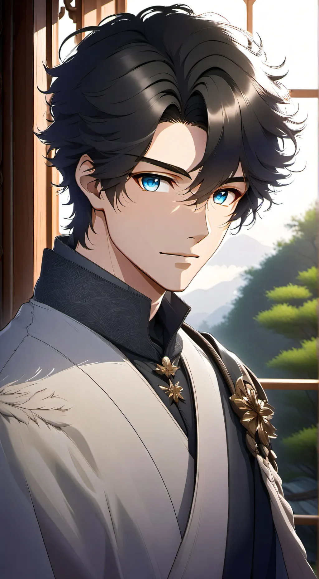 ai character: brook background