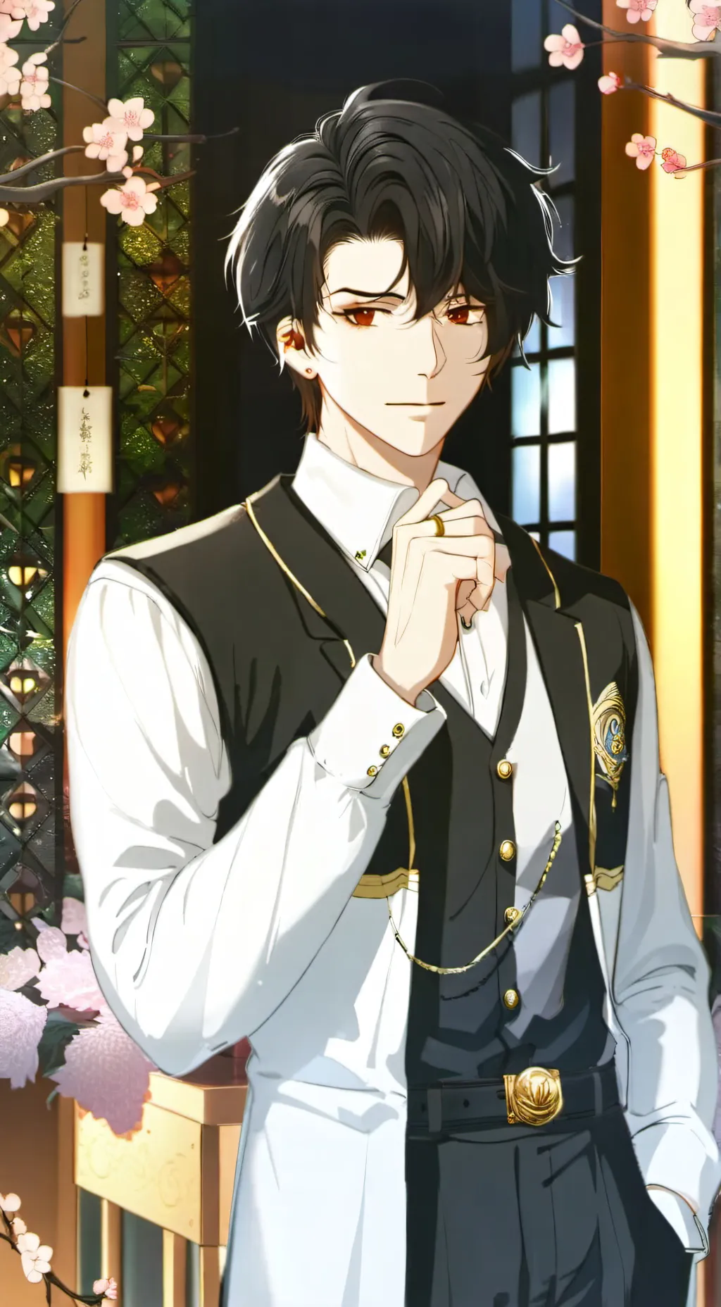 ai character: alex😈😇 background