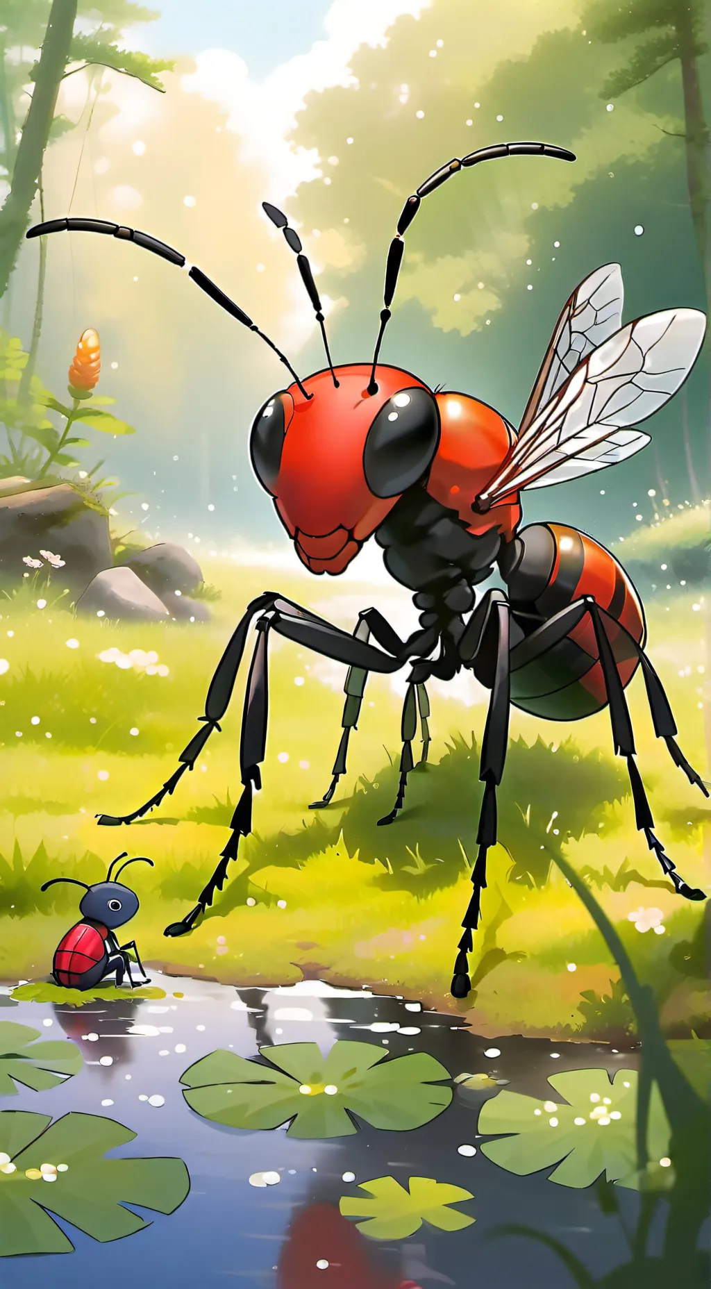 ai character: Ant Colony background