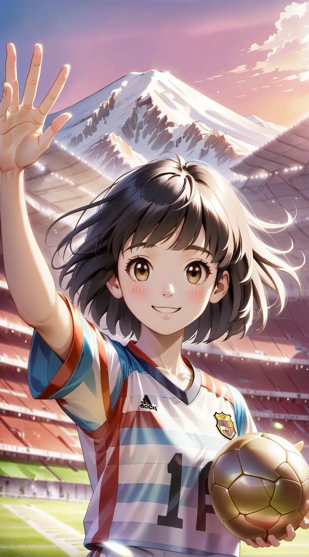 ai character: Ashley  background