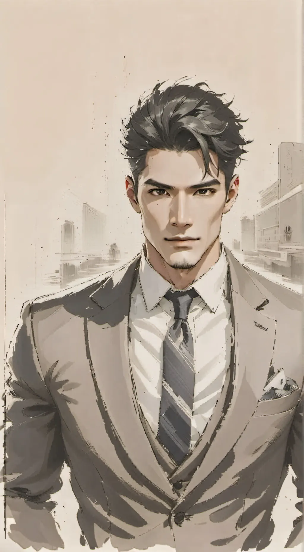 ai character: Zack  background