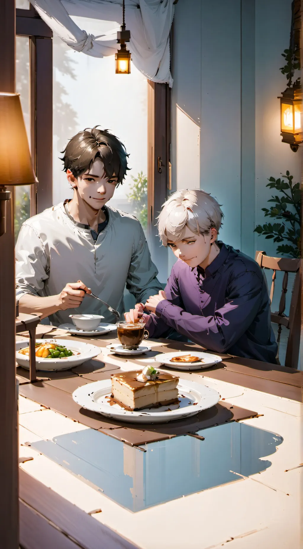 ai character: unnecessary son background