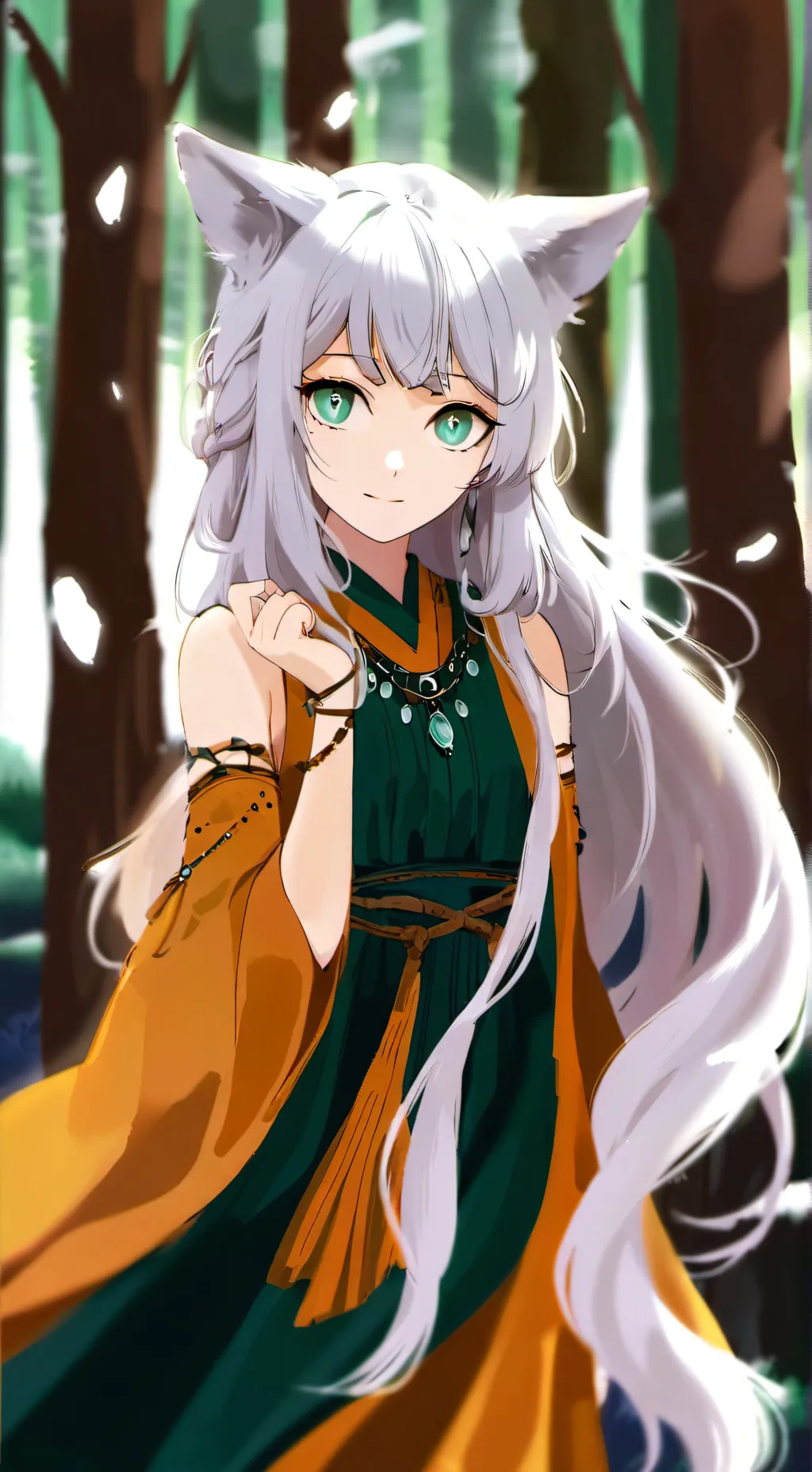 ai character: женя background