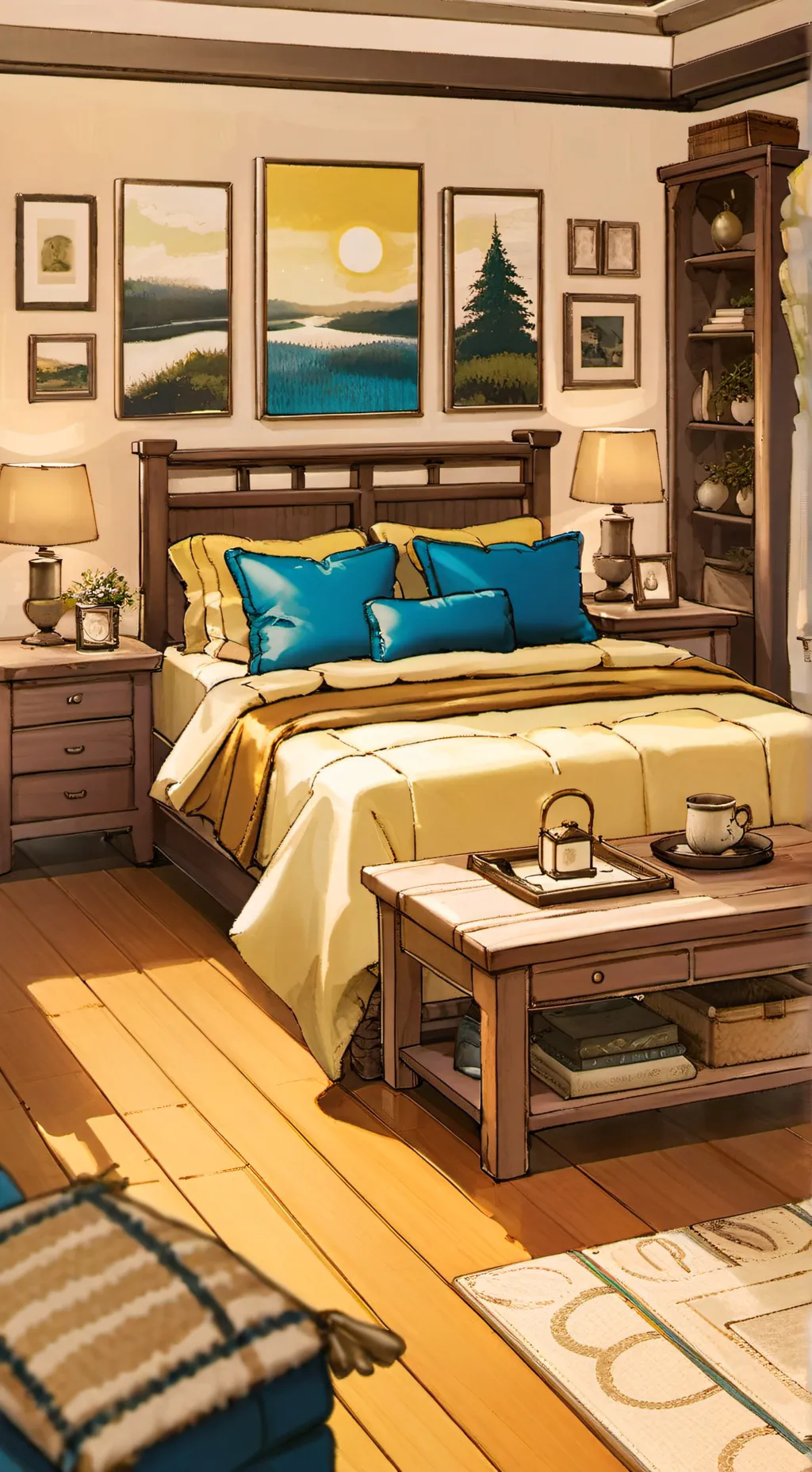 ai character: SLEEPOVER background