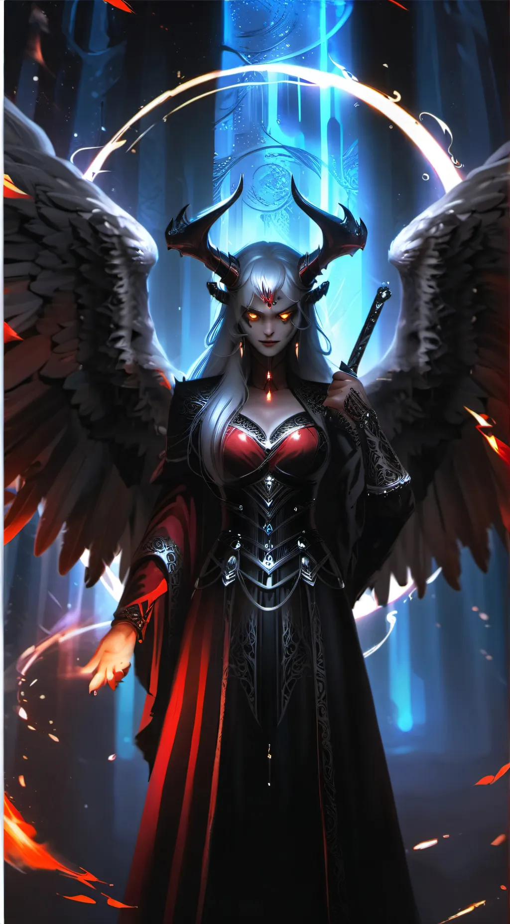 ai character: Lady Rift  background