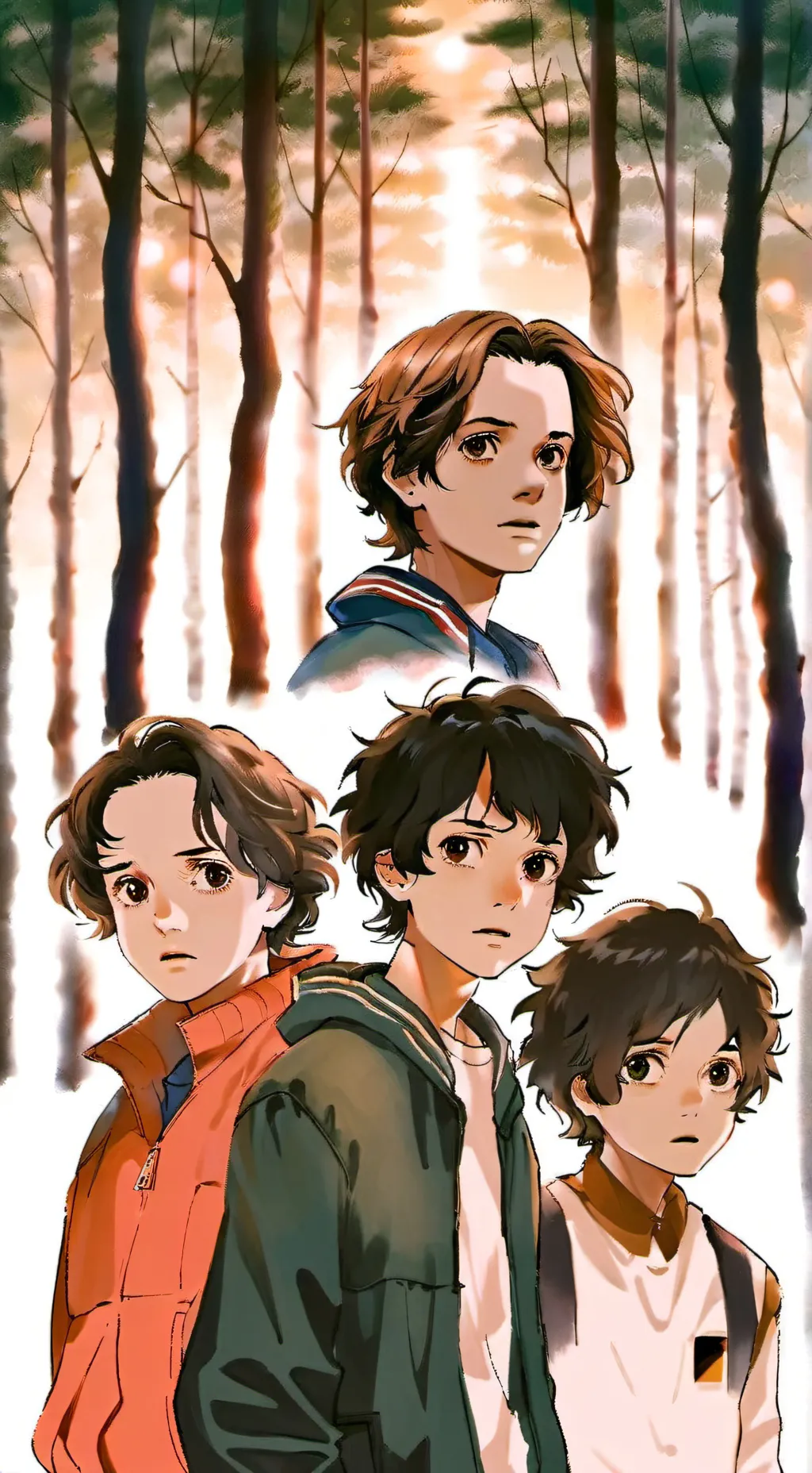 ai character: stranger things background