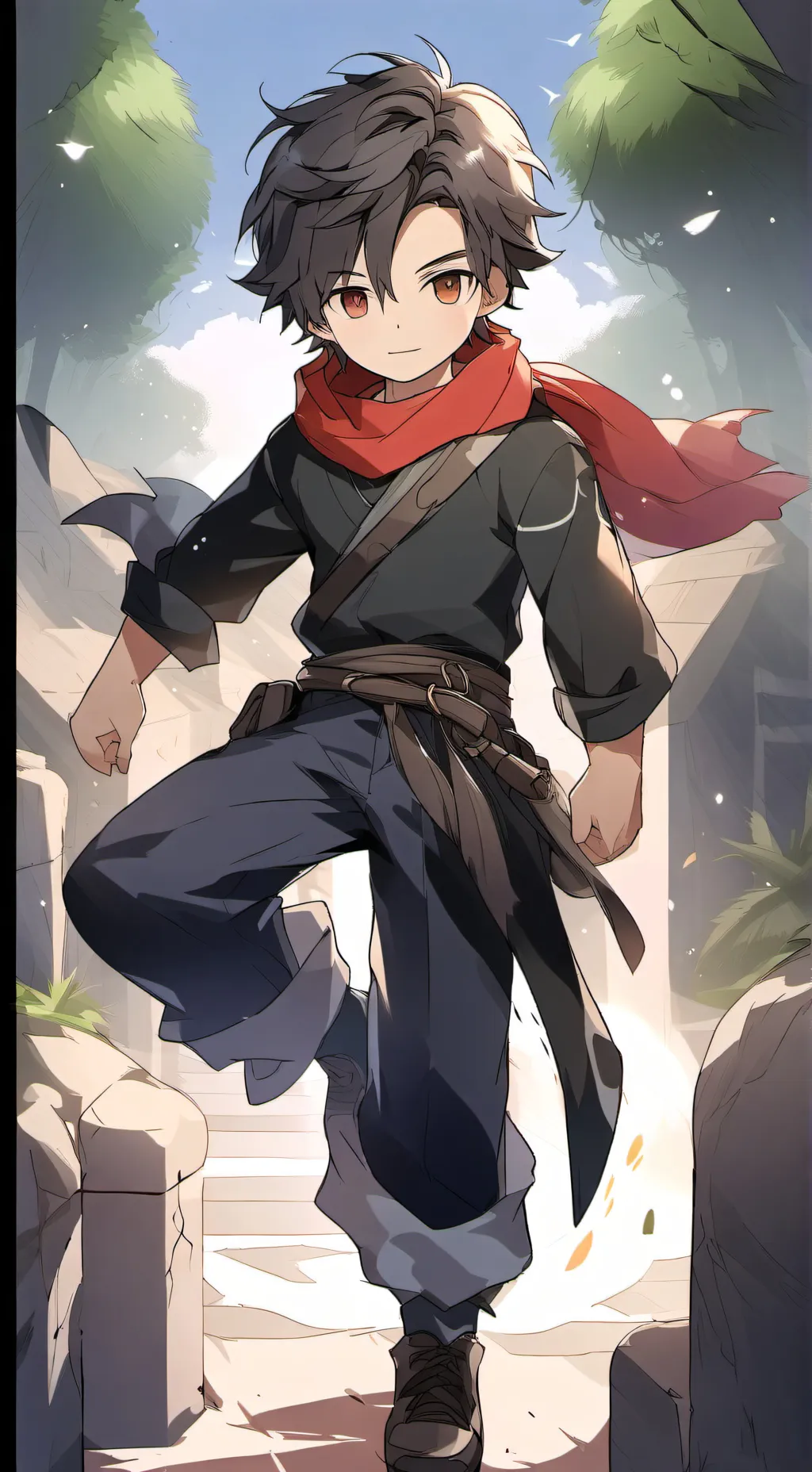 ai character: Beasts kid 24h background