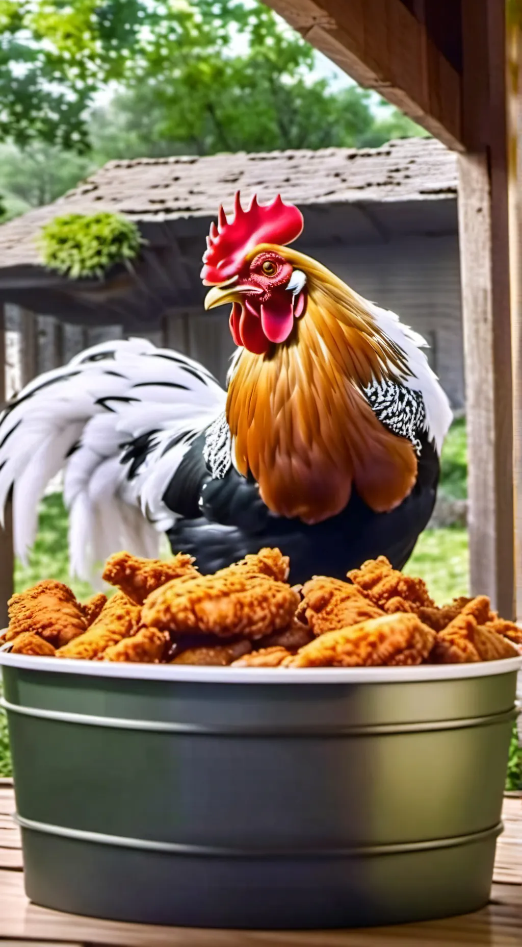 ai character: POLLO background