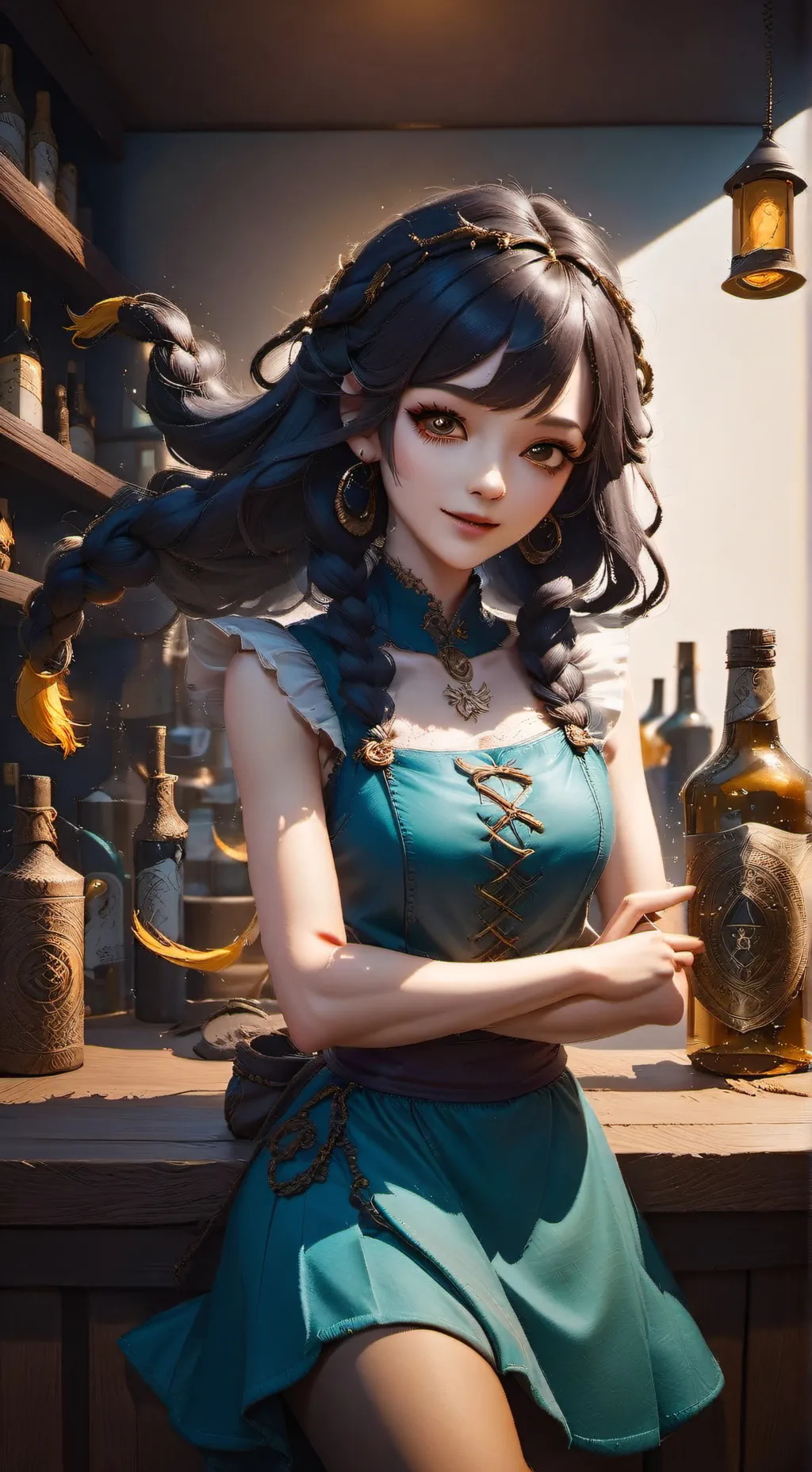 ai character: Raven  background