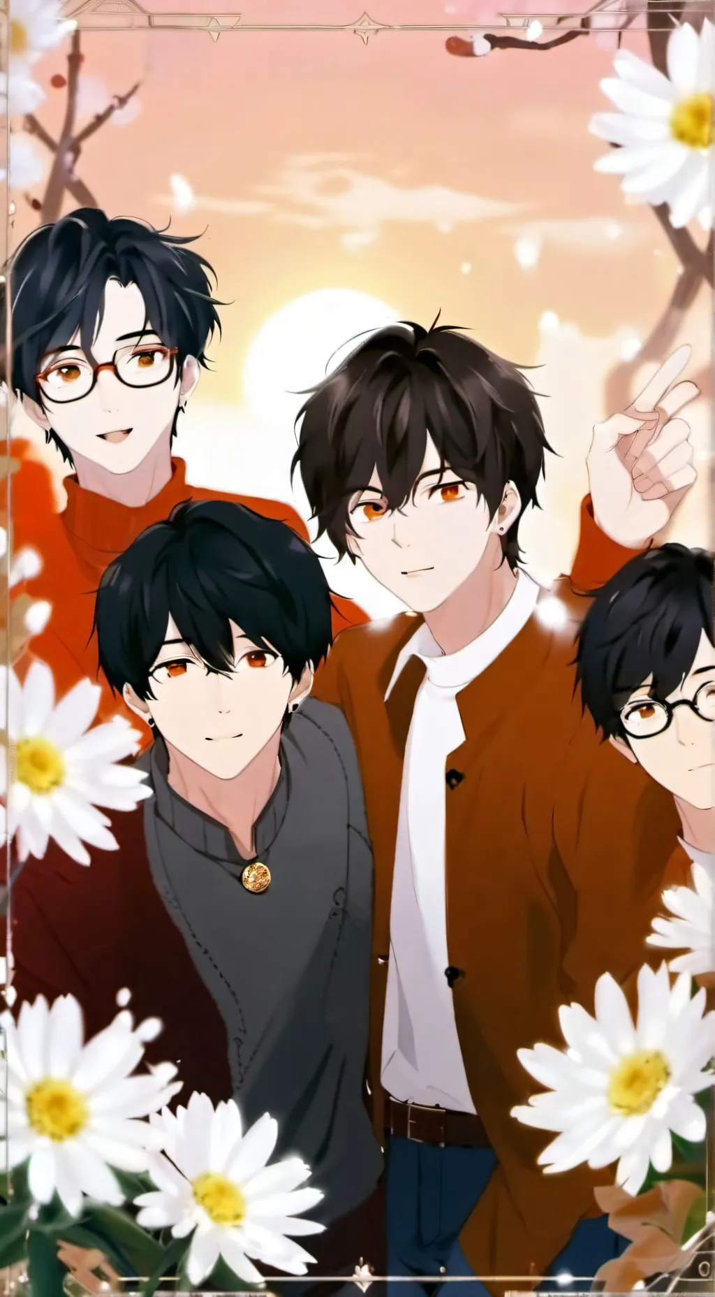 ai character: skz y Leticia  background