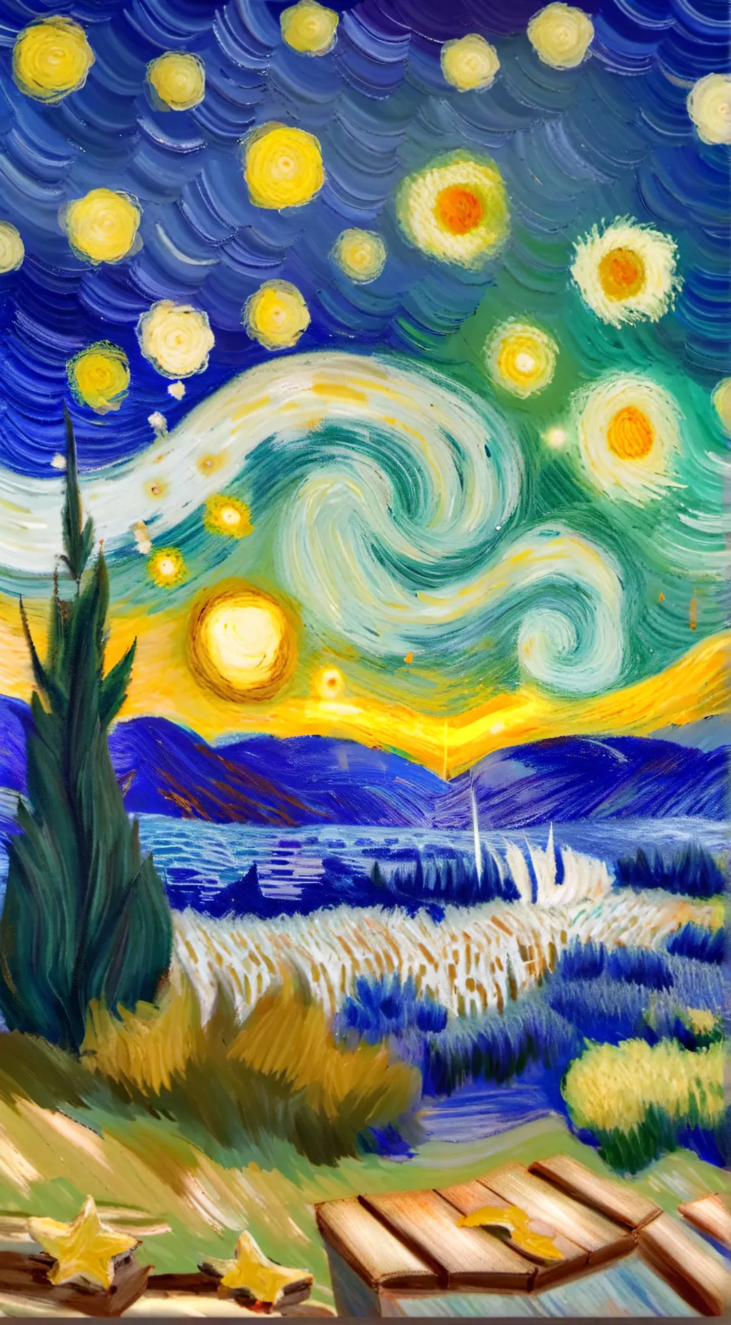 ai character: Request painting background