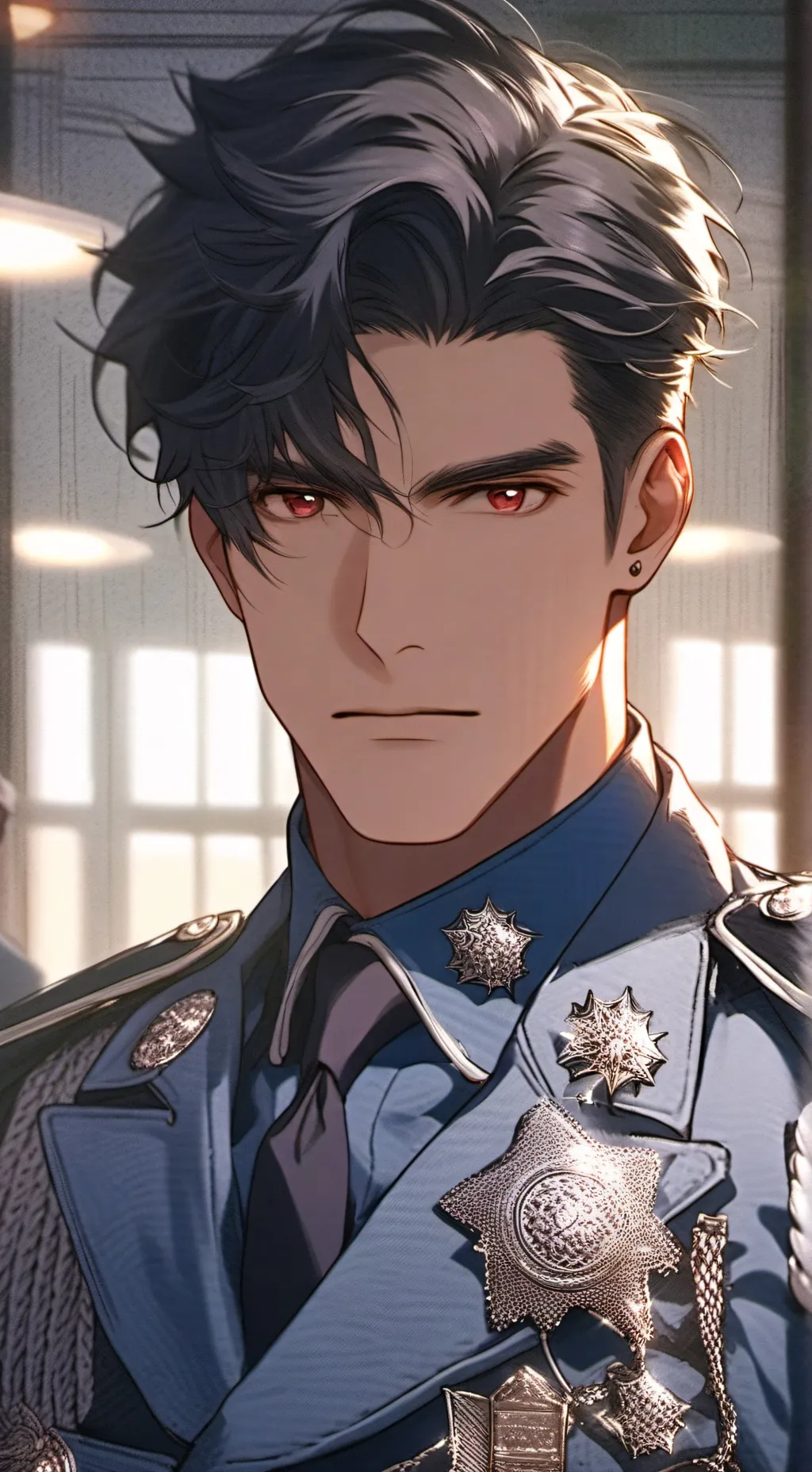 ai character: • SHADOW •  background