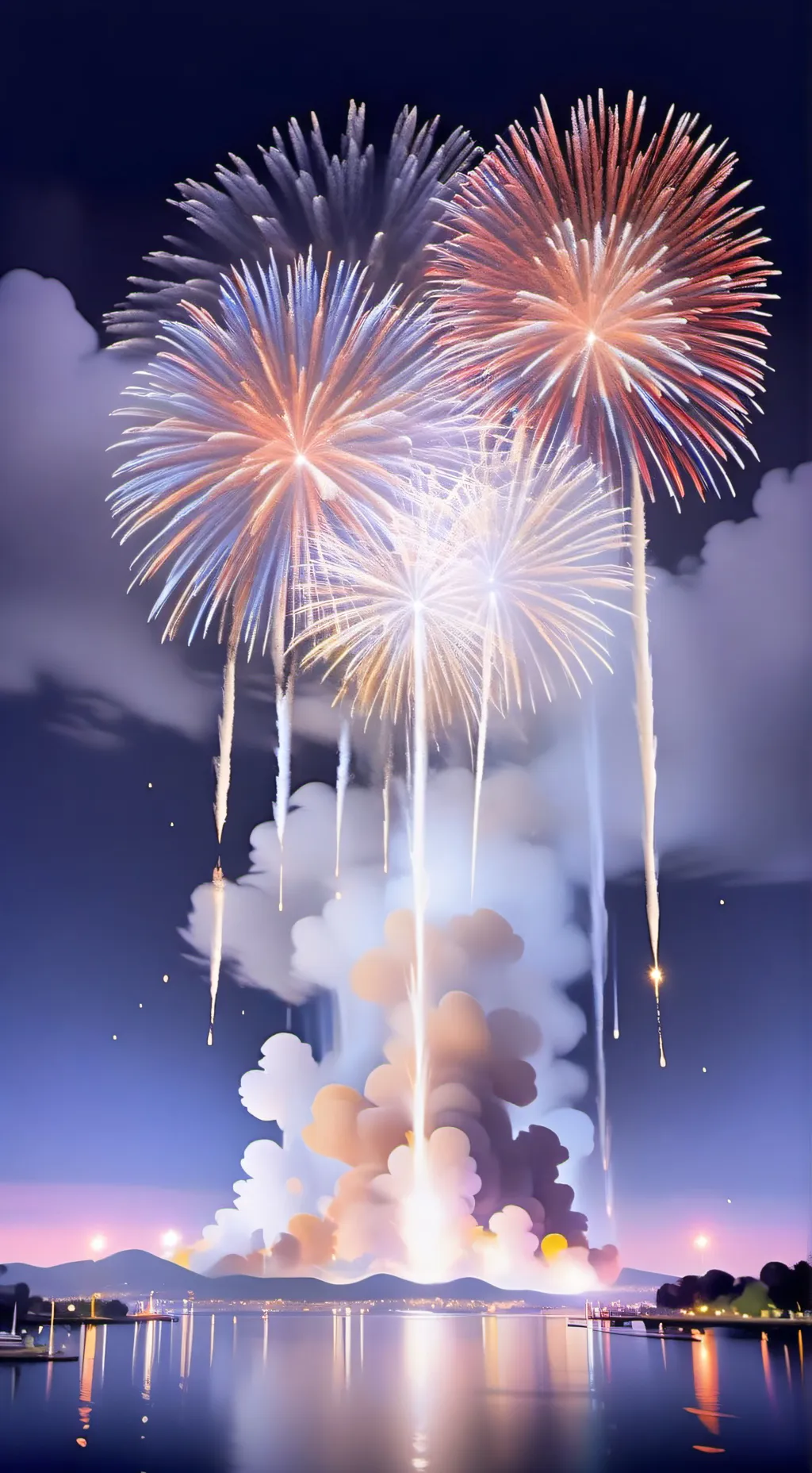 ai character: MHA New Years🥳 background