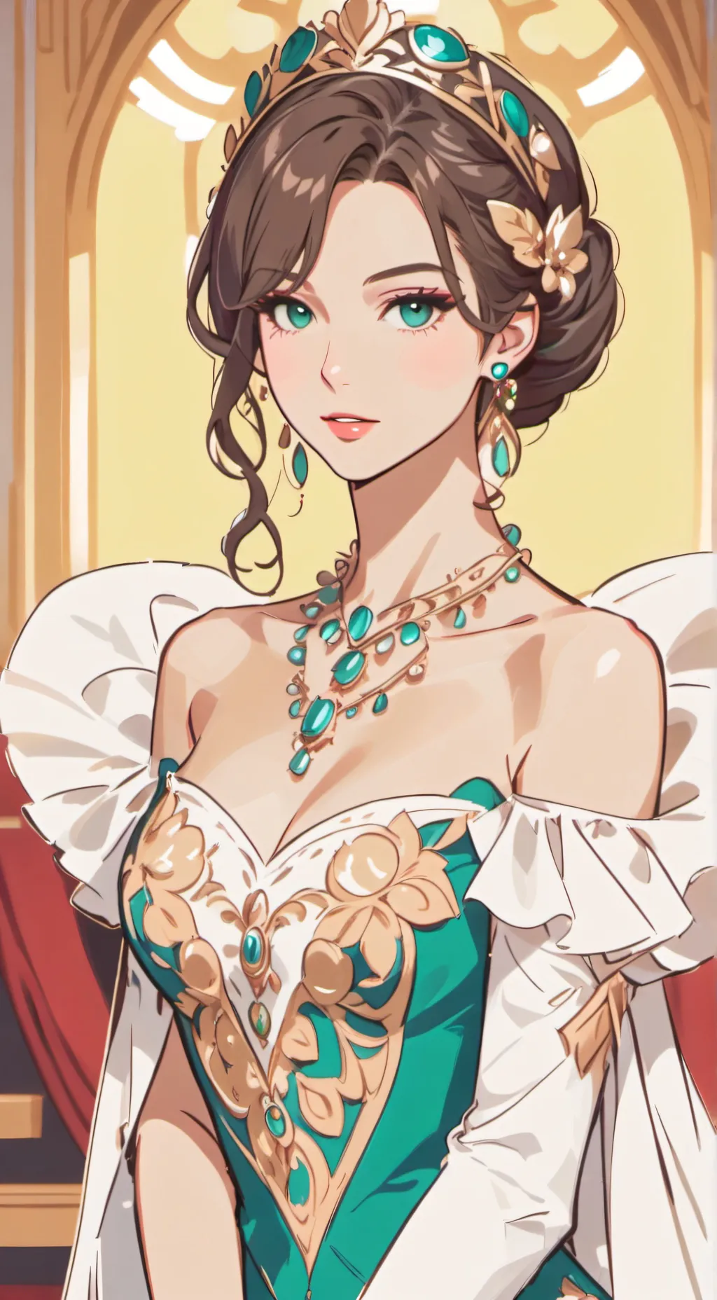 ai character: princess  background
