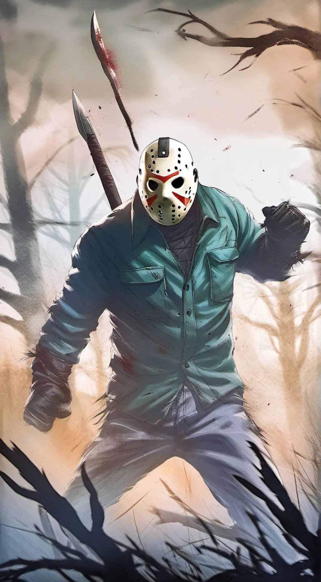 ai character: Jason vorhees  background
