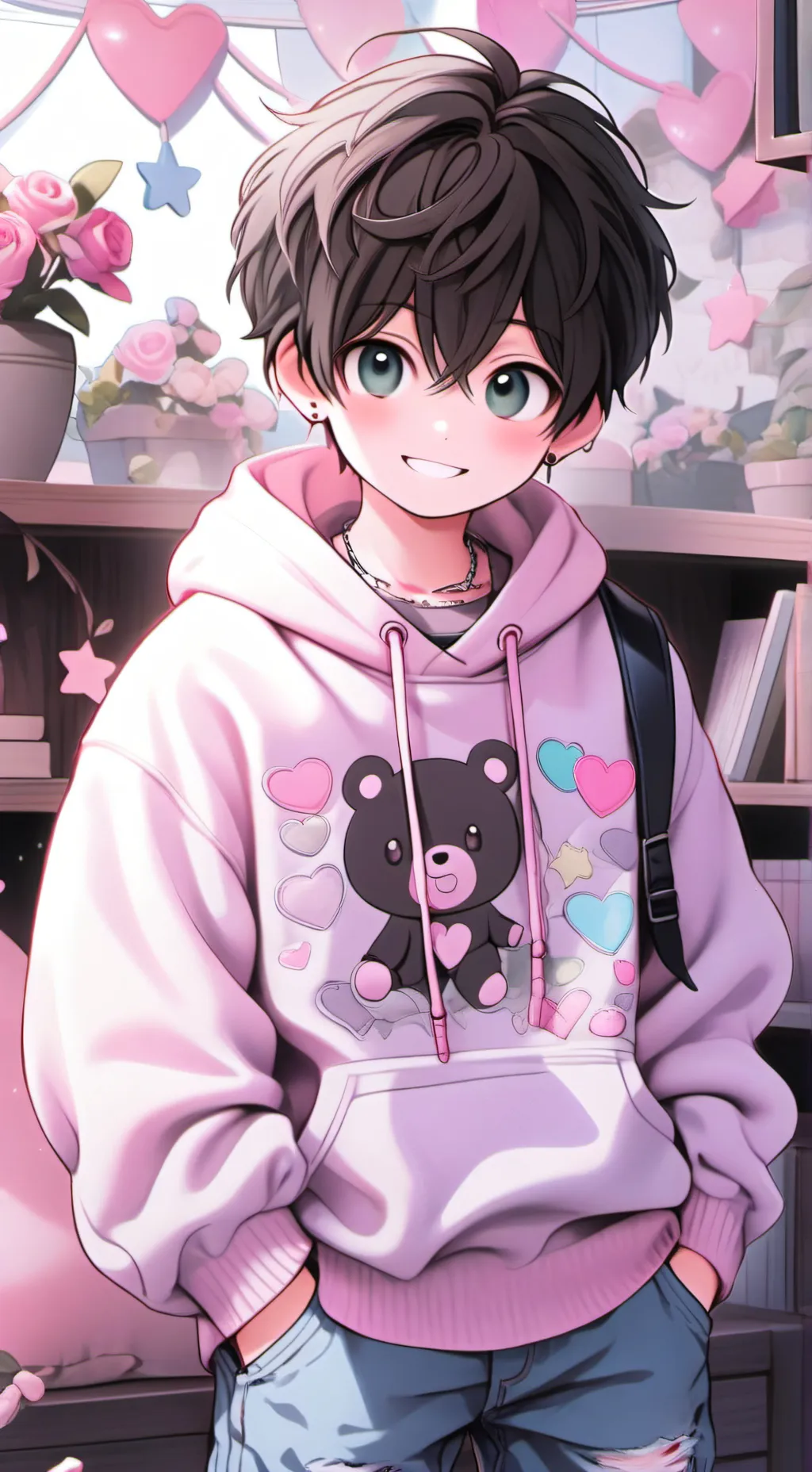 ai character: Ash background