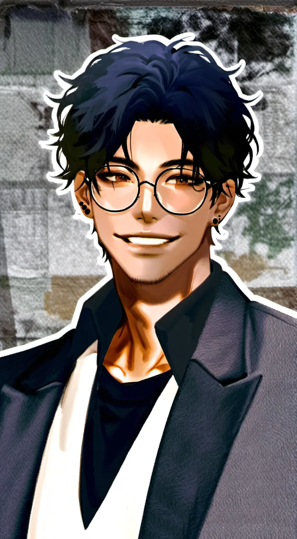 ai character: Тим✨️ background