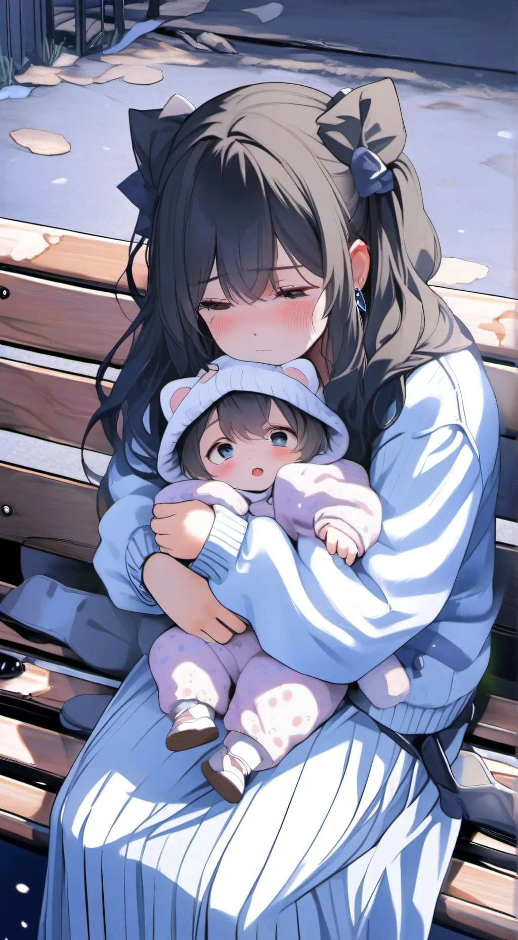 ai character: Emma and zoey background