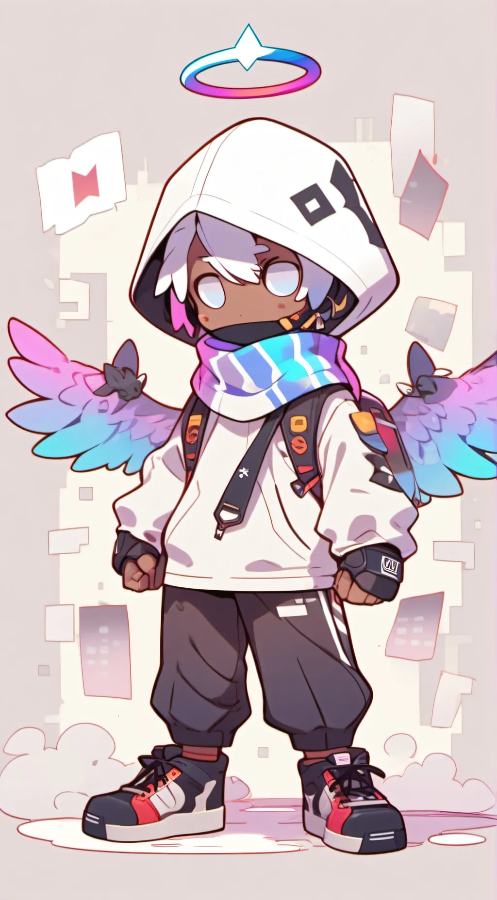 ai character: Xaccount8  background