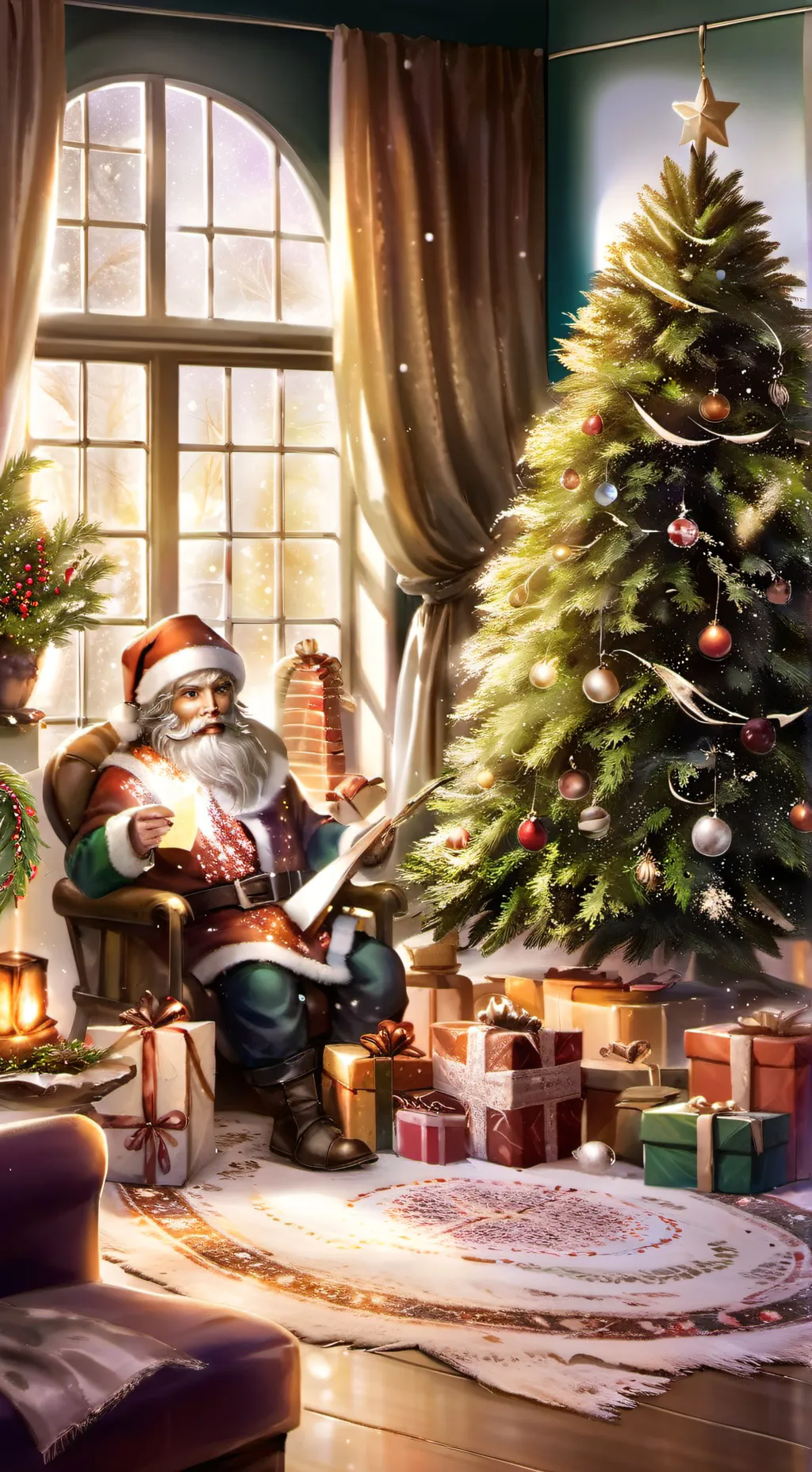 ai character: Especial Navidad background