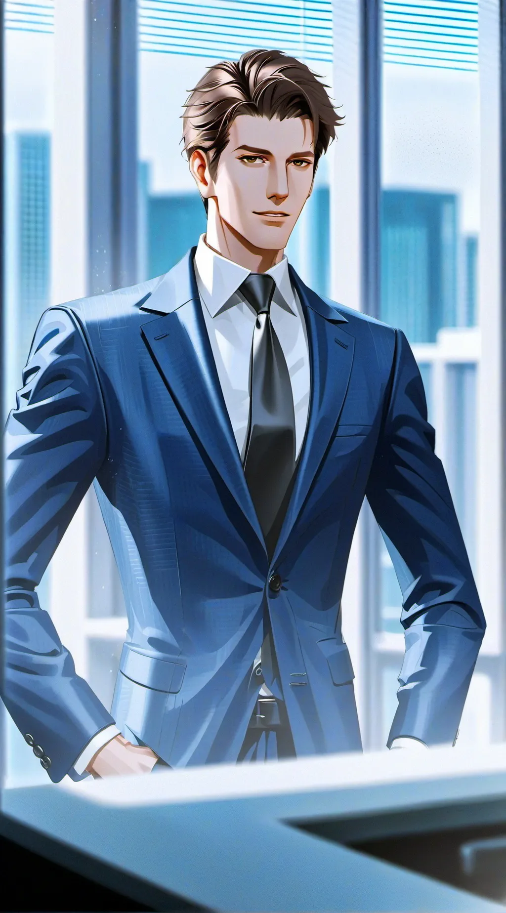 ai character: Leo background