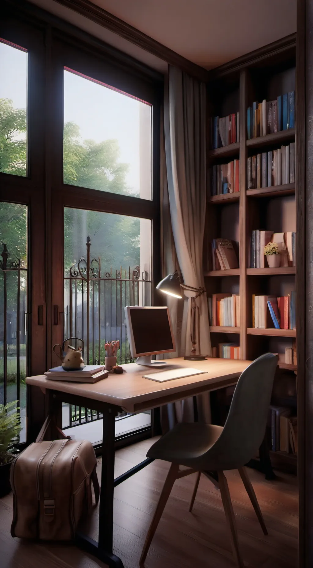 ai character: Woody high school background