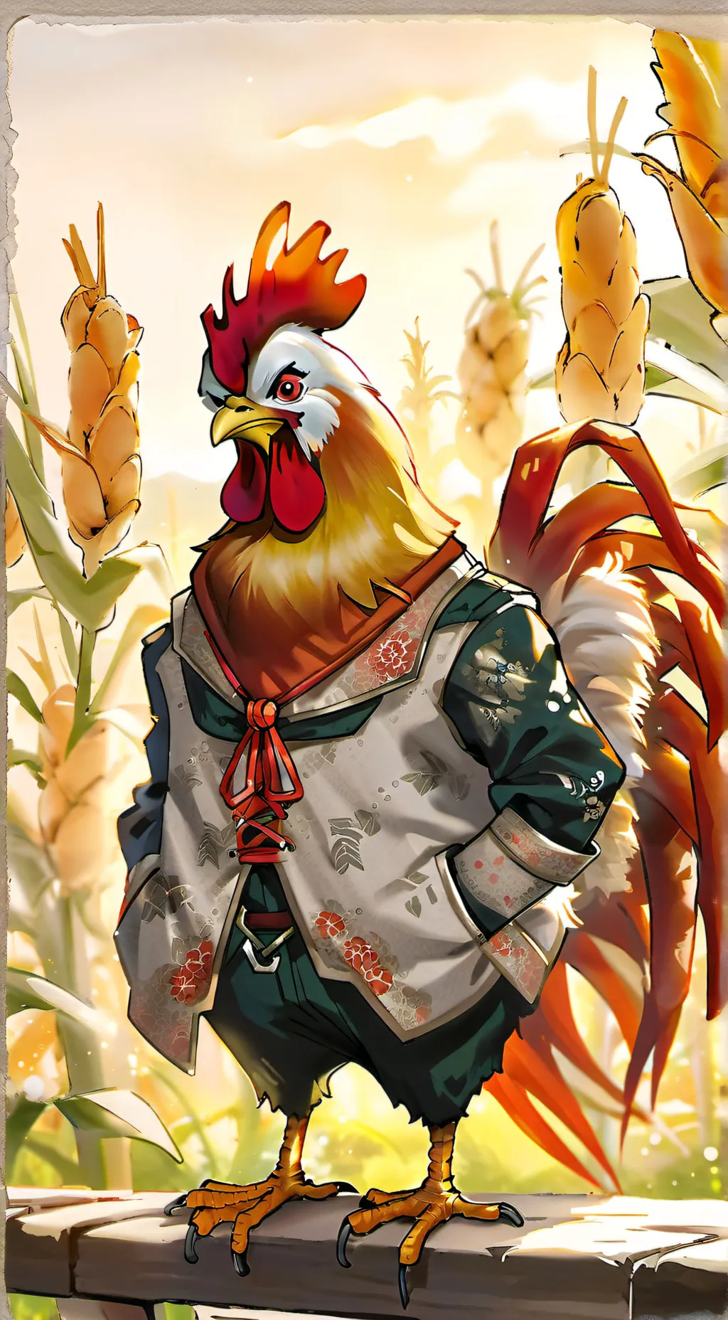 ai character: gallo Random background