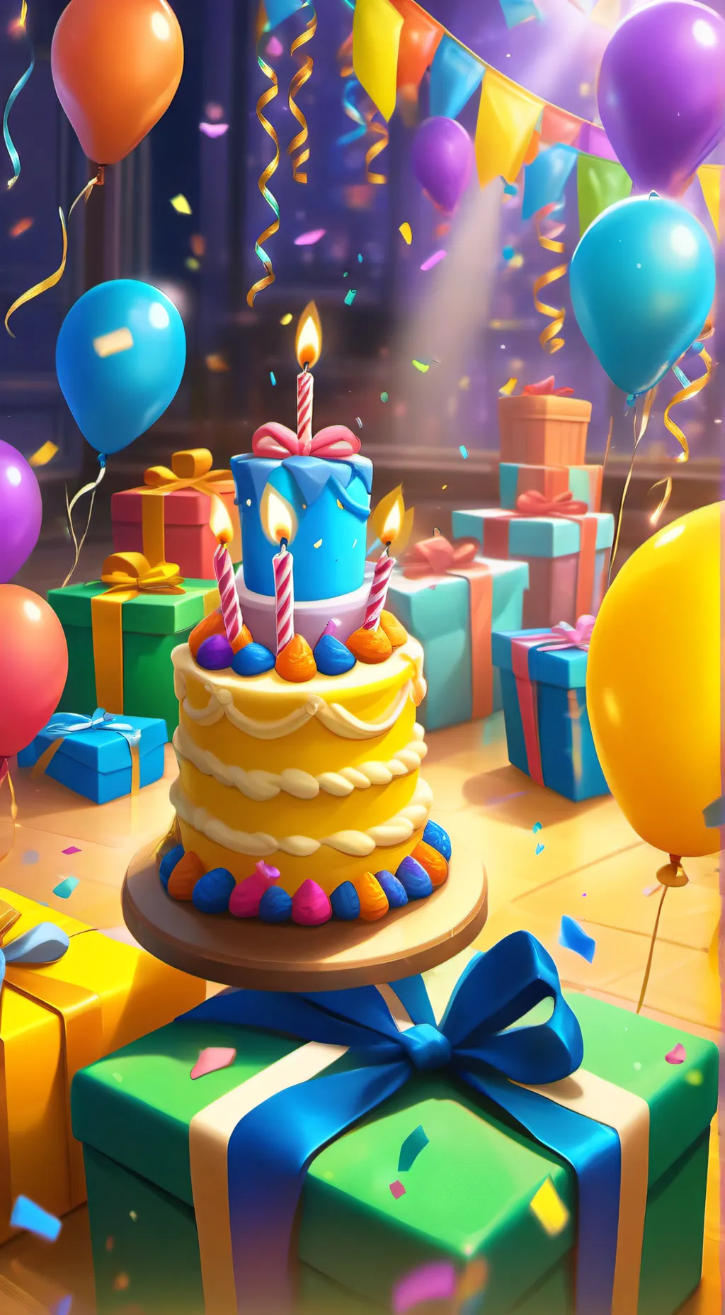 ai character: UR Birthday Day!!! background