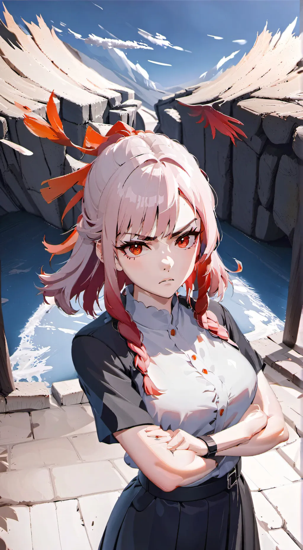 ai character: Crazy  background