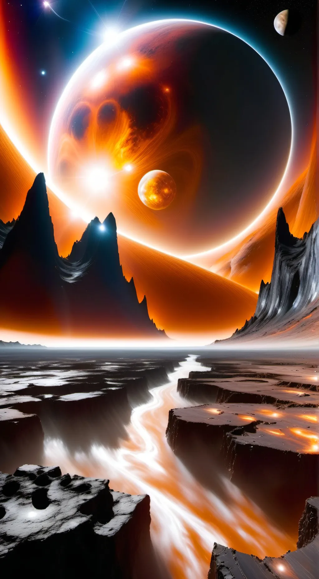 ai character: RED GIANT!!  background