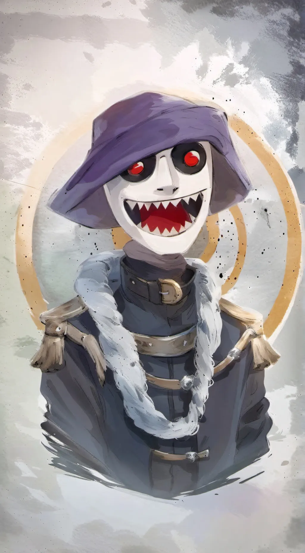 ai character: security puppet background