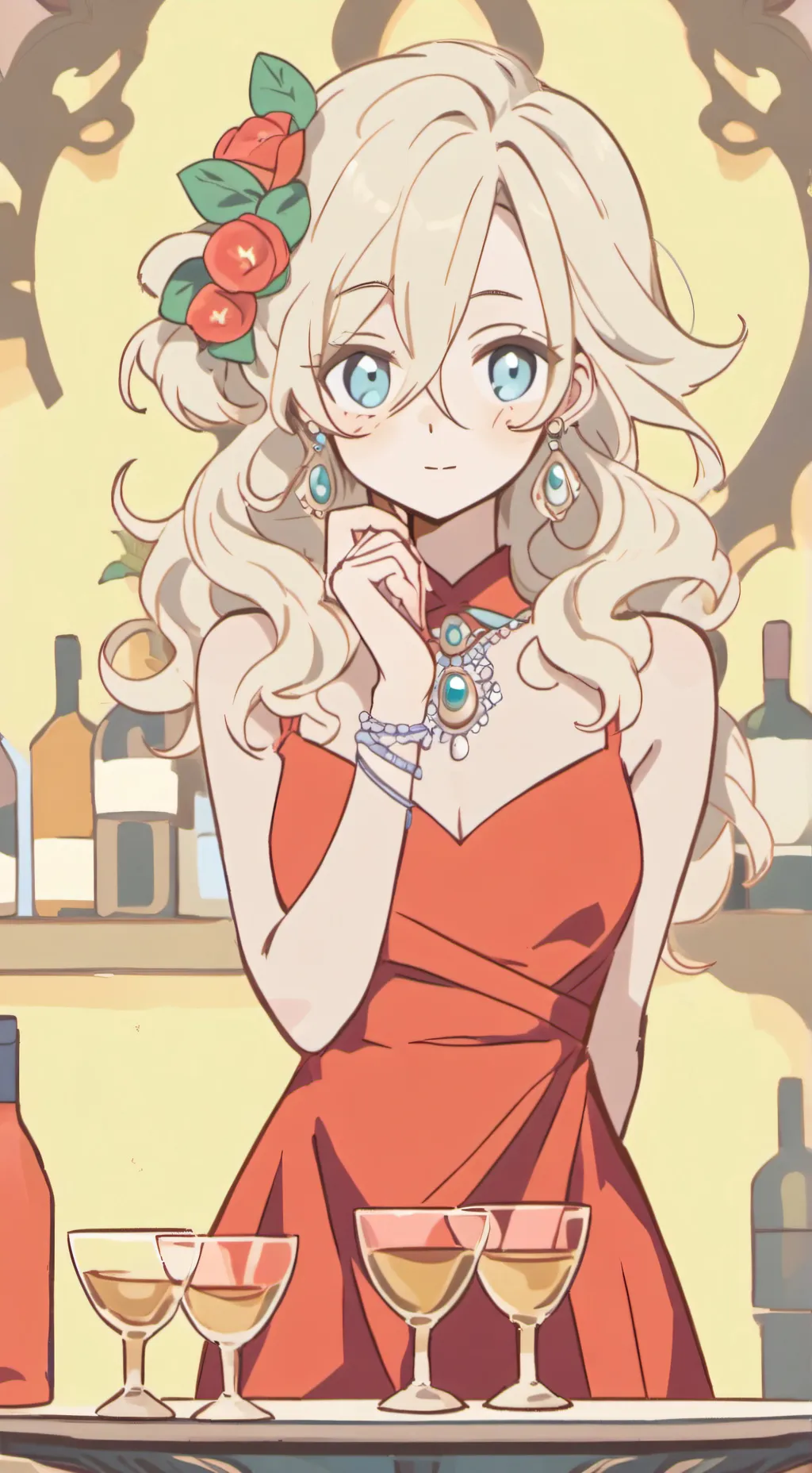 ai character: Sarah background