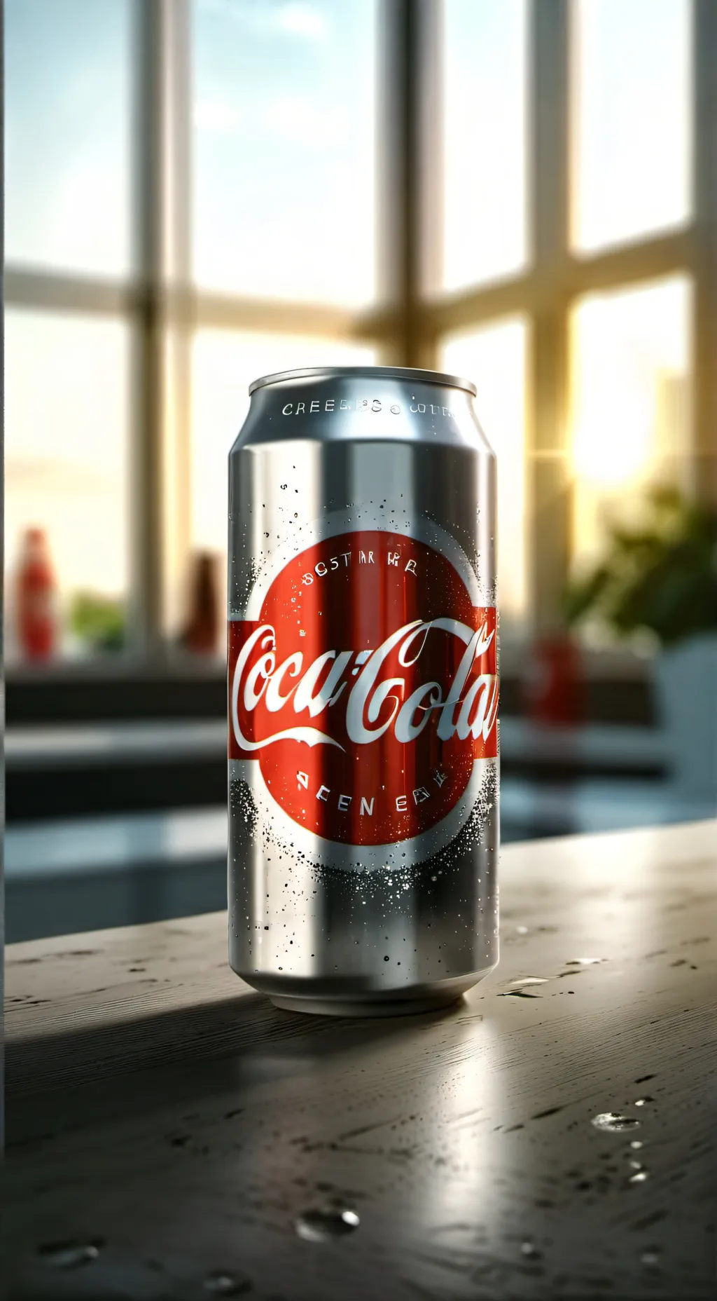 ai character: coca-cola light  background