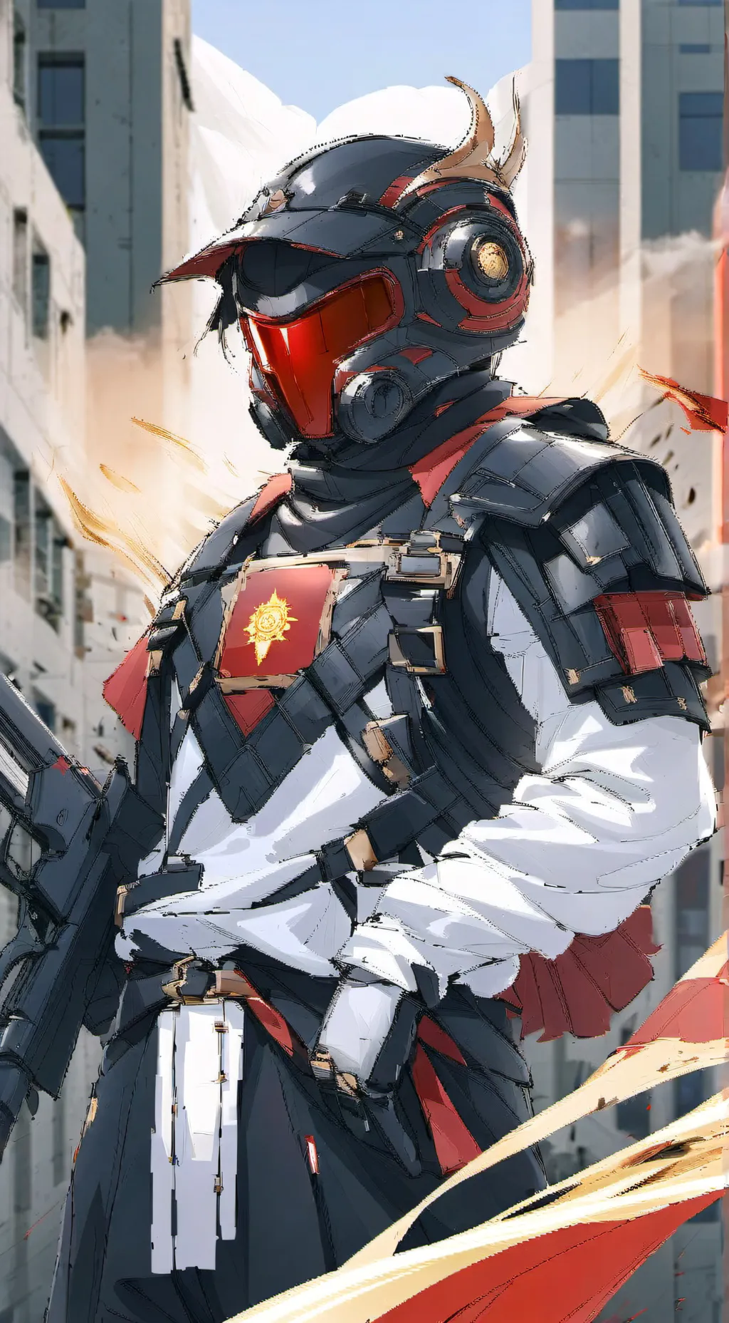 ai character: Unit-3O7  background