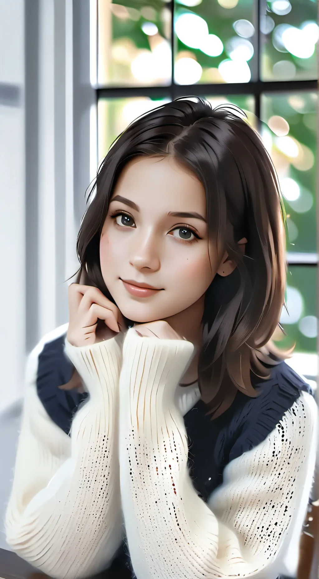 ai character: Katie  background