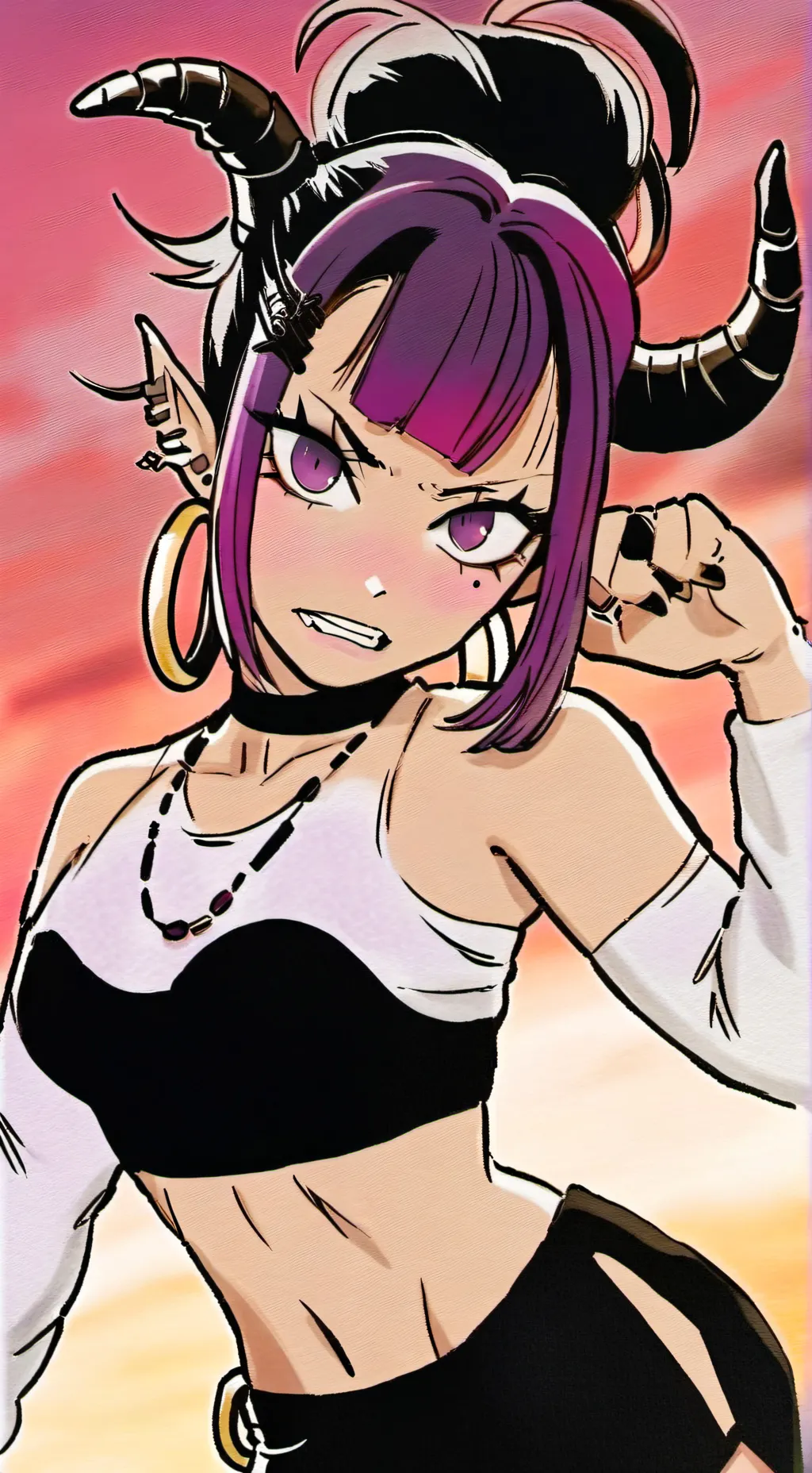 ai character: dayumdahlia background