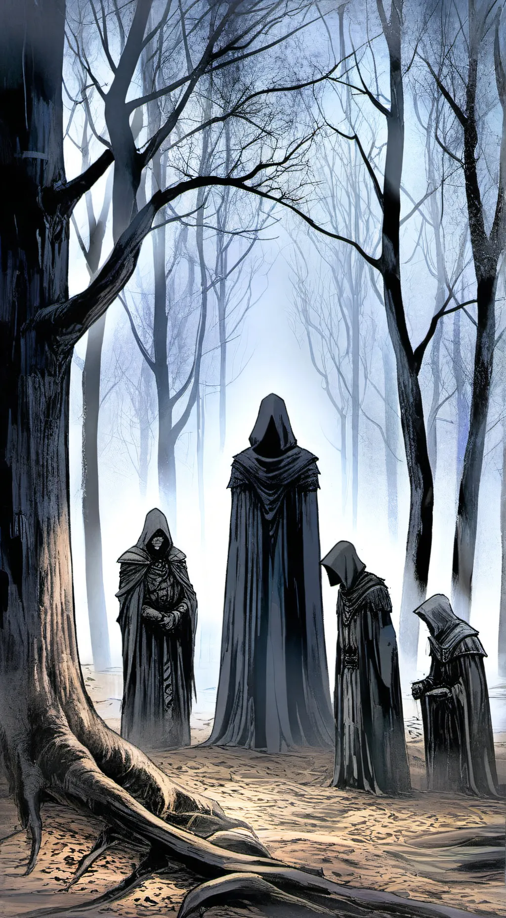 ai character: Cult Investigation background