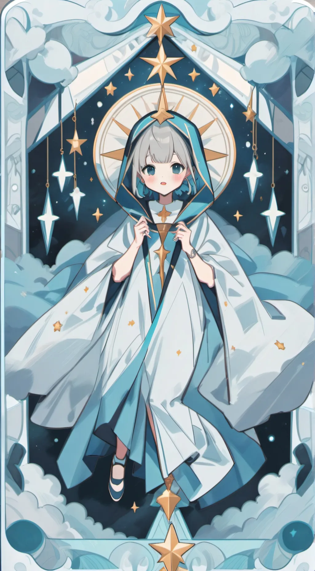 ai character: Sleepover group background