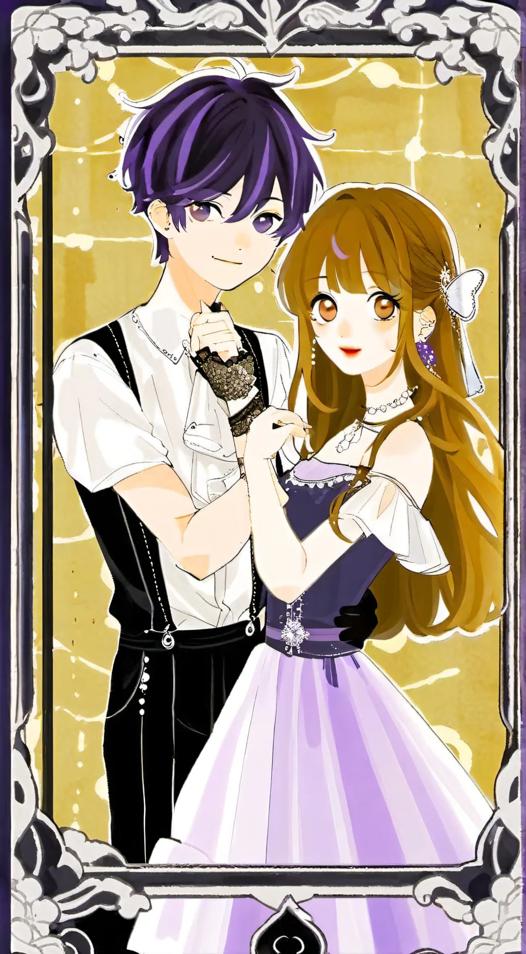 ai character: Jasmine x Levi background