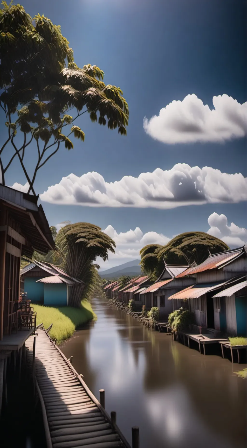 ai character: Life in Philippine background