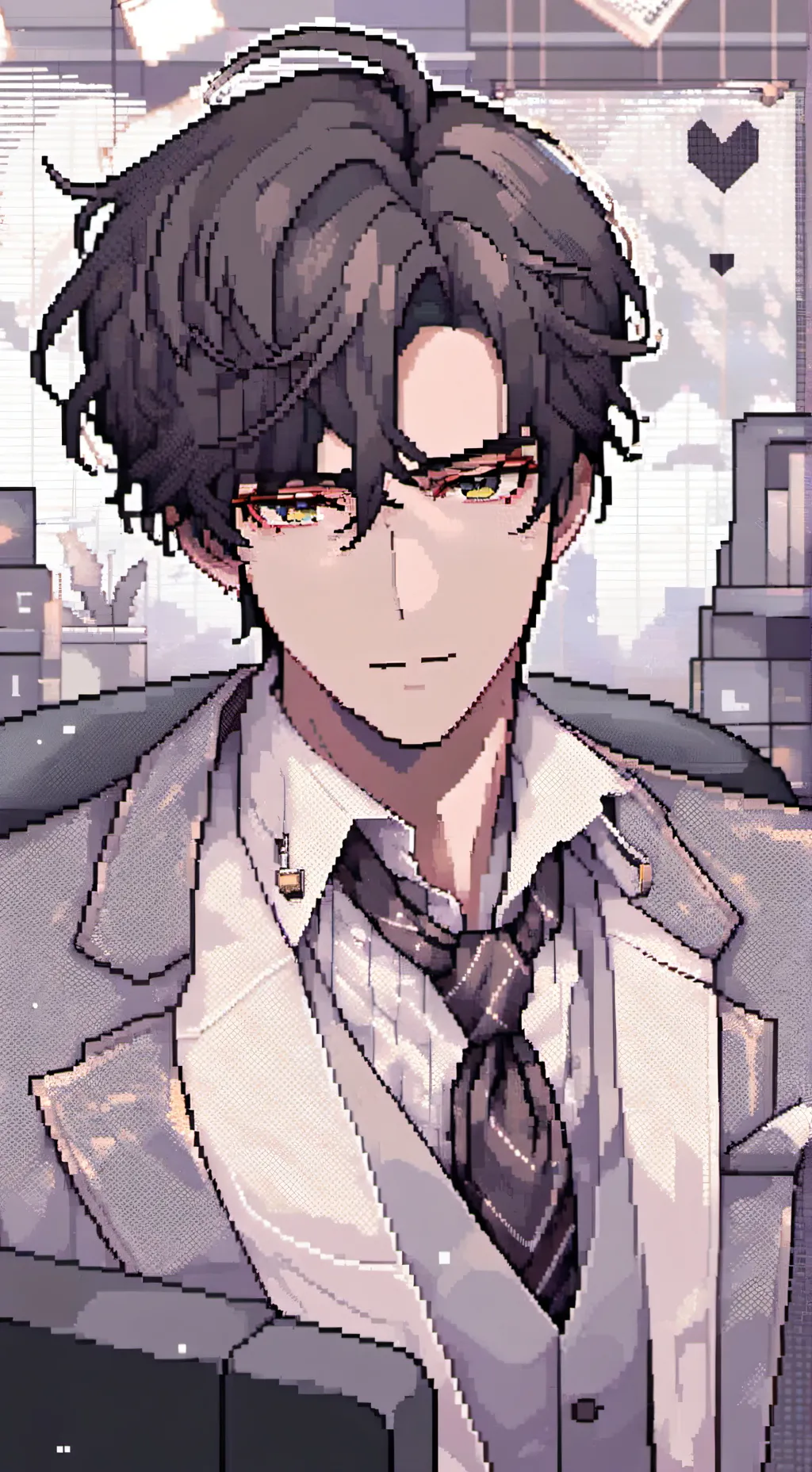 ai character: {leo} background