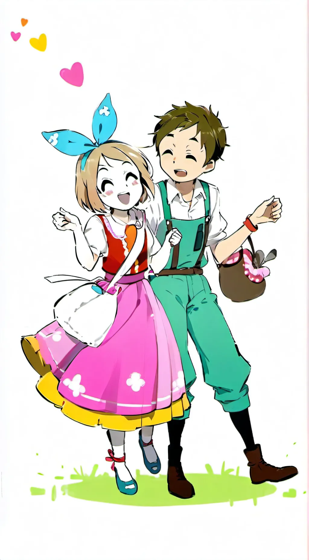 ai character: FlowerPop background