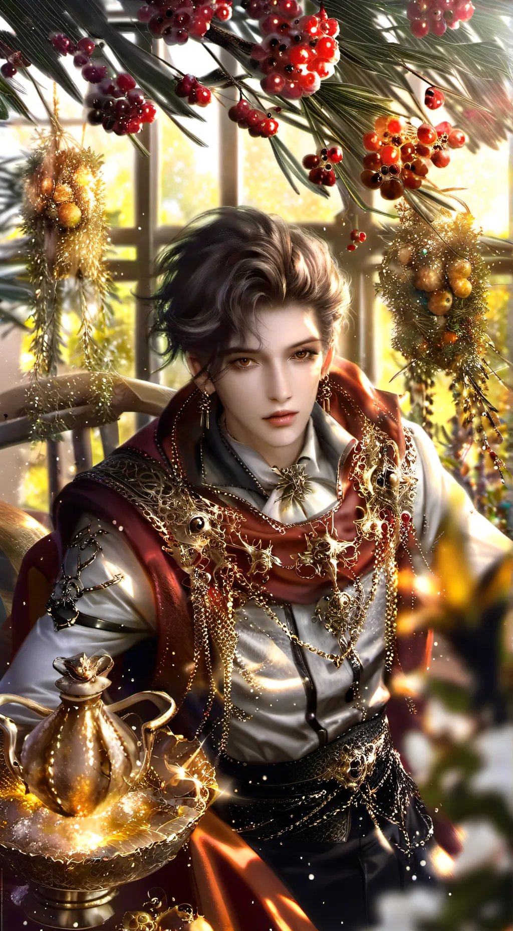 ai character: Deku  background