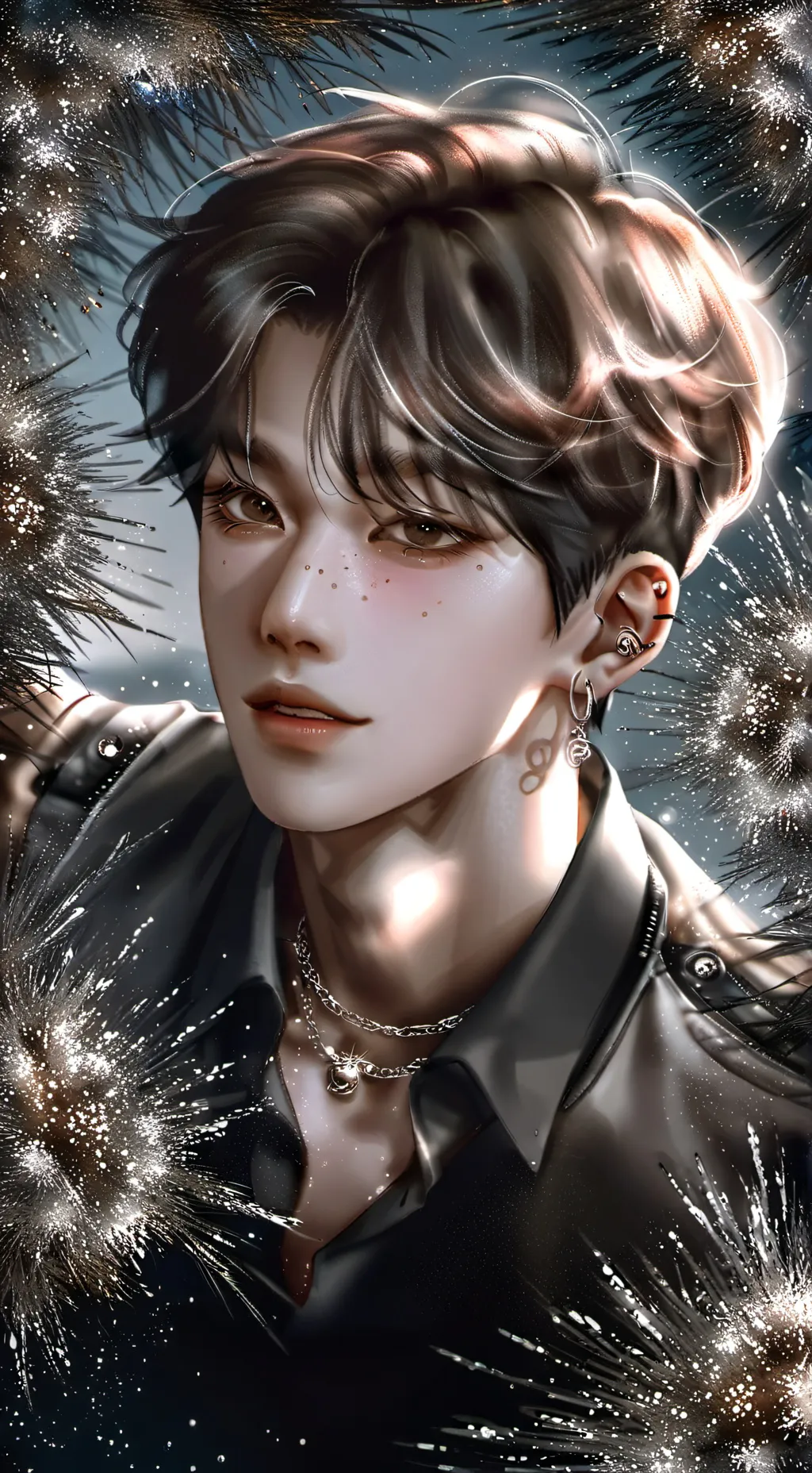 ai character: Seungmin  background