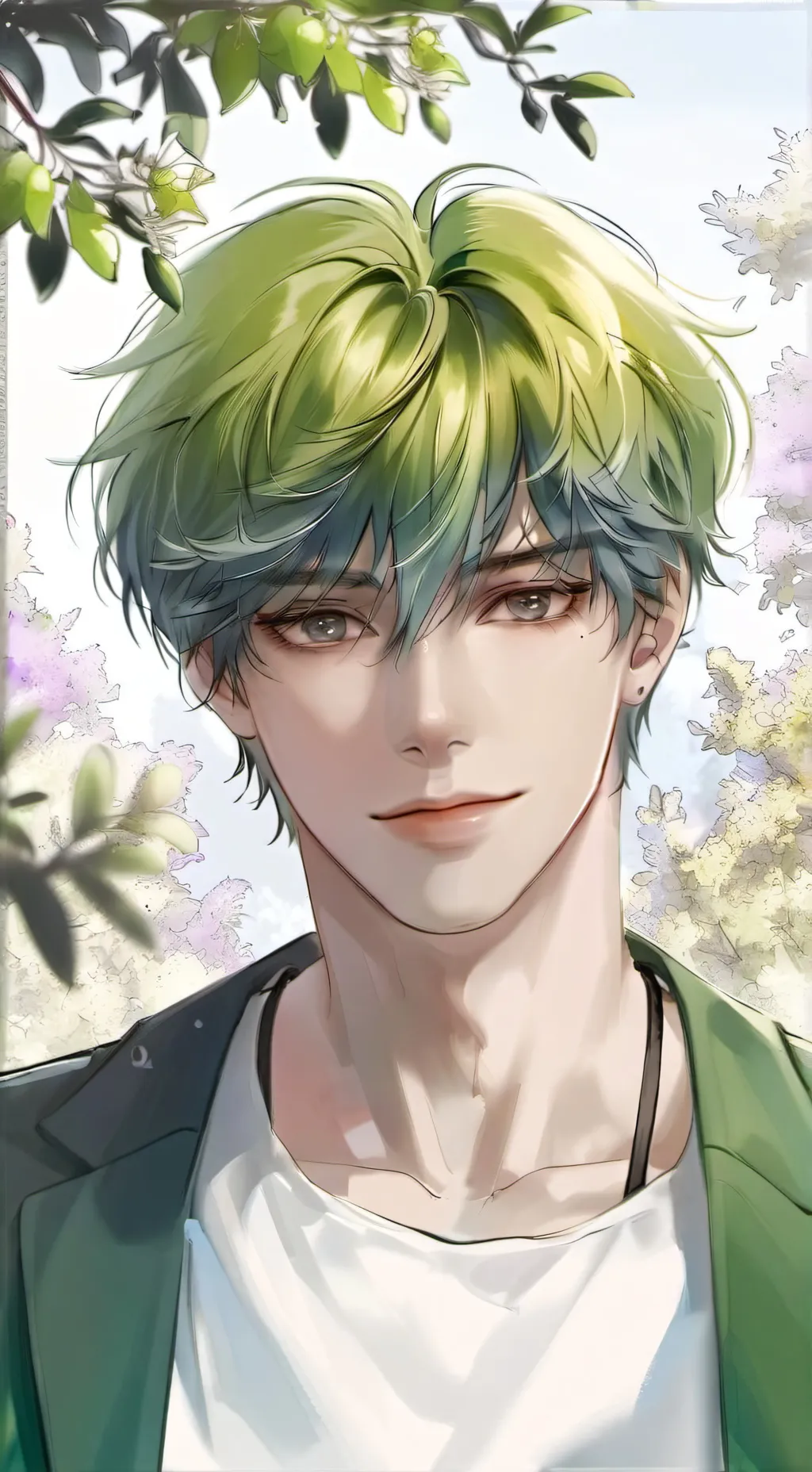 ai character: ☘️Limey 🔥 background