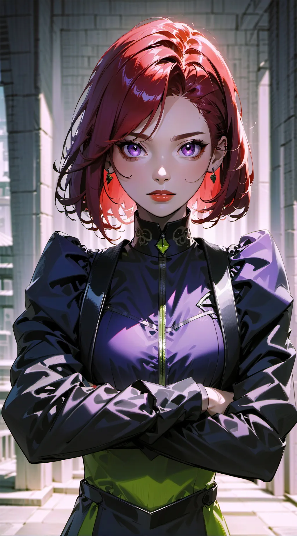 ai character: ms makima background