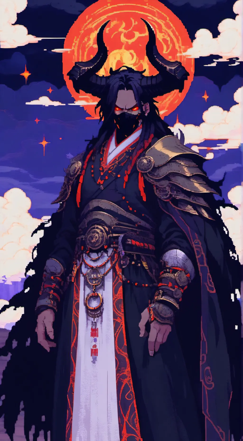 ai character: hijo de Satanás  background